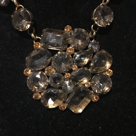 Clear gold stone necklace - Picture 1 of 2